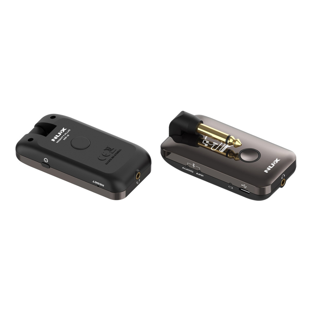 NU-X Mighty Plug BT Guitar & Bass Amp Modeling Earphone Amplug
