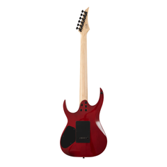 S by Solar SB4.6FRFBR Electric Guitar w/Floyd Rose - Flame Red