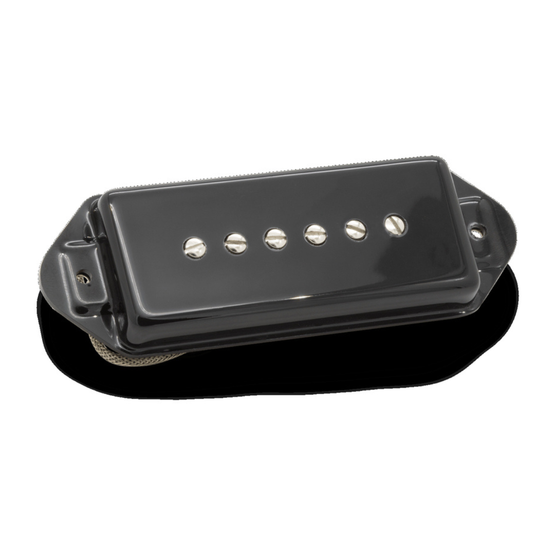 Seymour Duncan Antiquity P90 Dog Ear Bridge Black