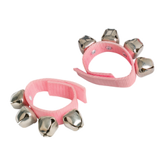 Wrist Bells Pair of 4 Bells (Pair) - Pink