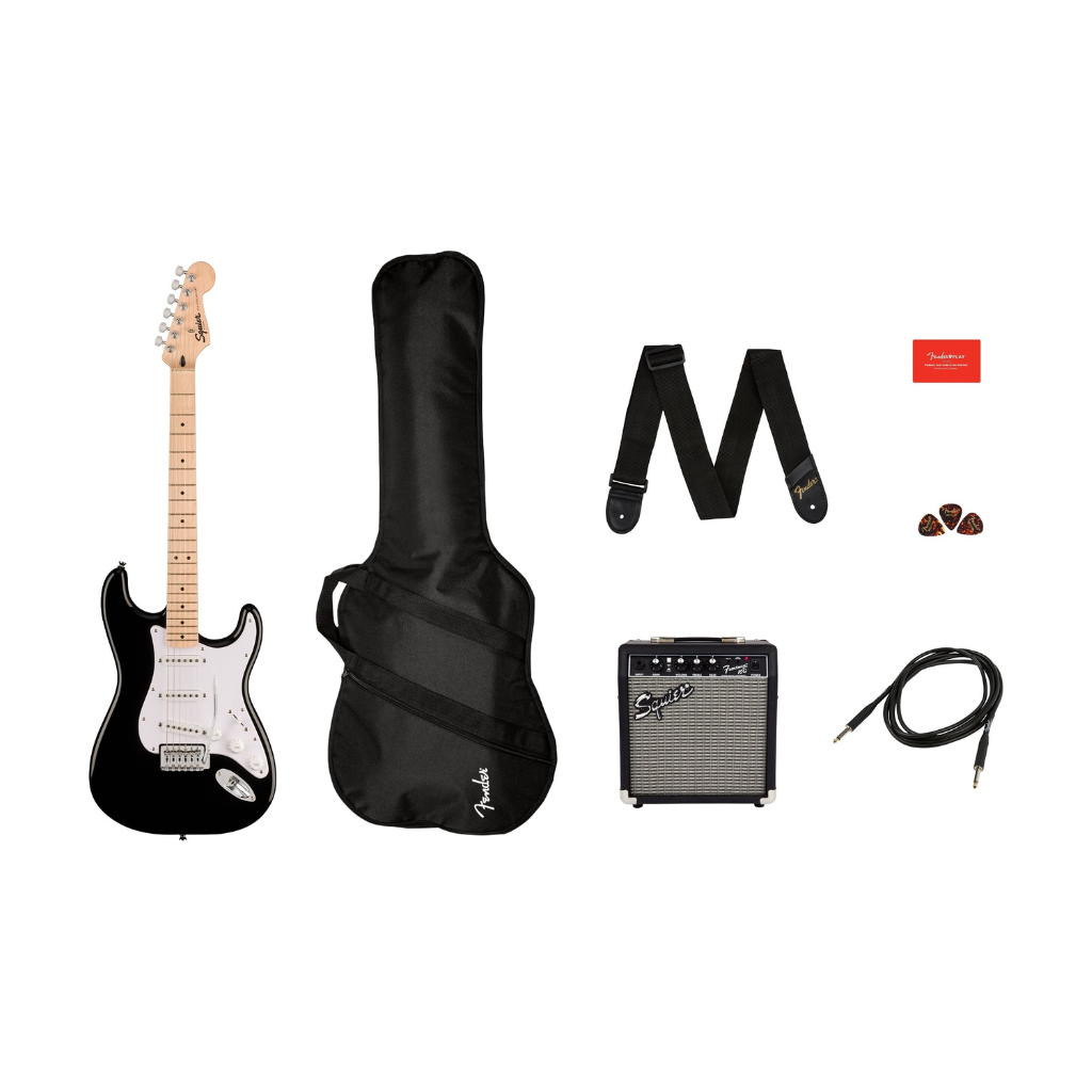 Squier Sonic Stratocaster Pack - Black