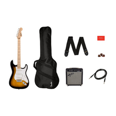 Squier Sonic Stratocaster Pack - 2-Color Sunburst