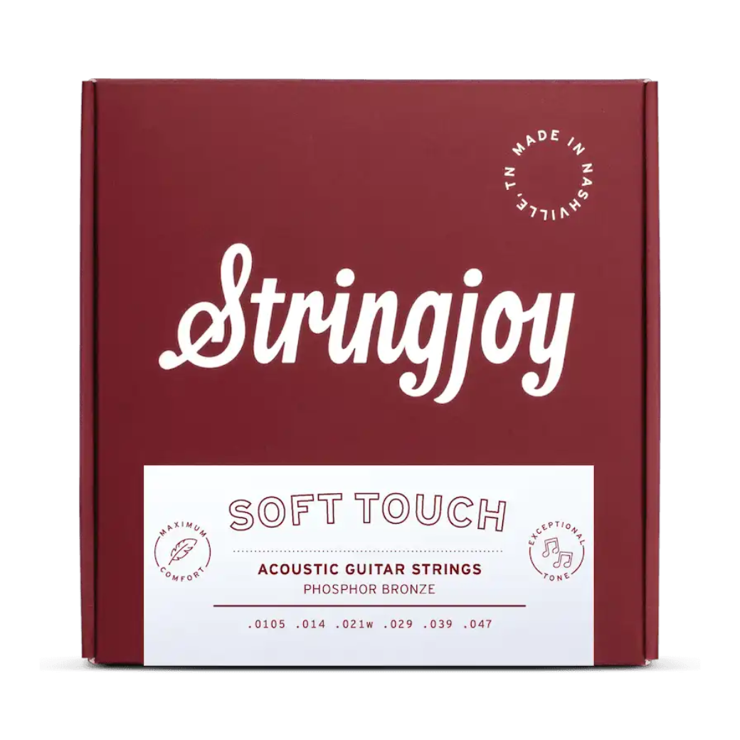 Stringjoy Soft Touch Phosphor Bronze Acoustic Strings - 10.5-47