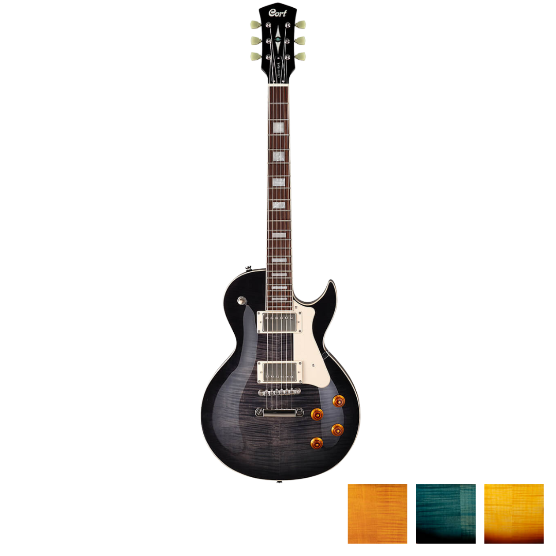 Cort CR250 BK Electric Guitar In Trans Black