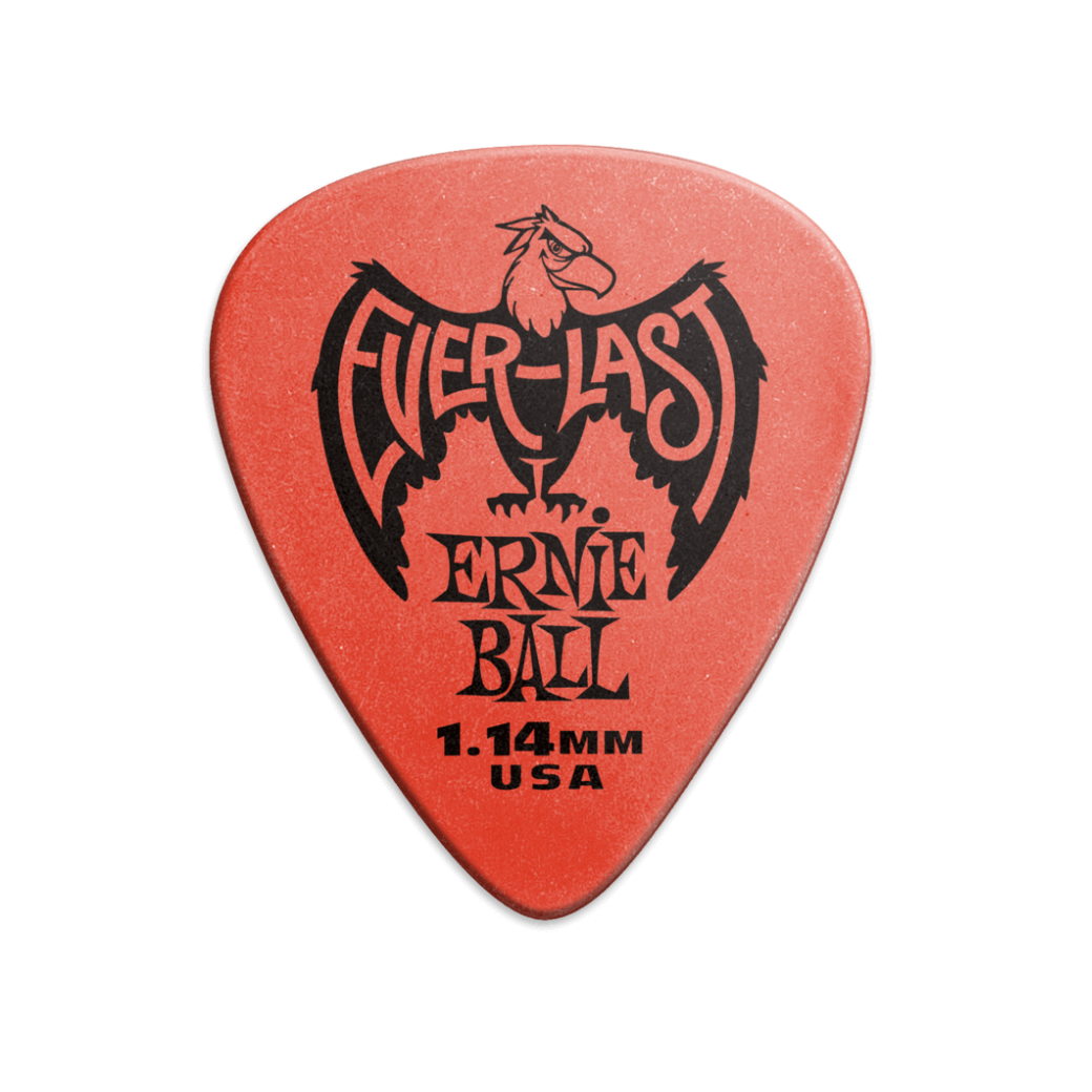 Ernie Ball Everlast Pick 12-Pack Red - 1.14mm