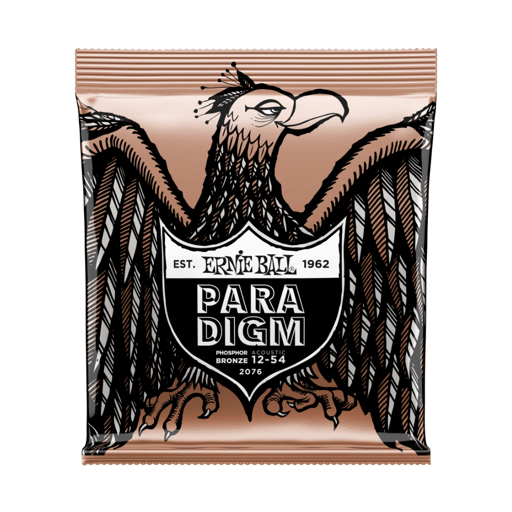 Ernie Ball Medium Light Paradigm Phosphor Bronze Acoustic Strings 12-54
