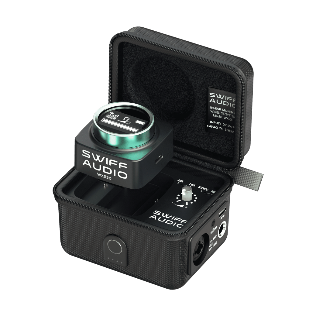 Swiff Audio WX520 5.8Ghz In-Ear Wireless Monitor System 2400mAh Battery