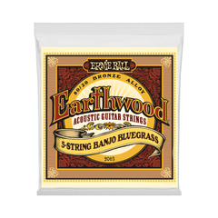 Ernie Ball Earthwood 80/20 Loop End 5-String Banjo Strings 9-20