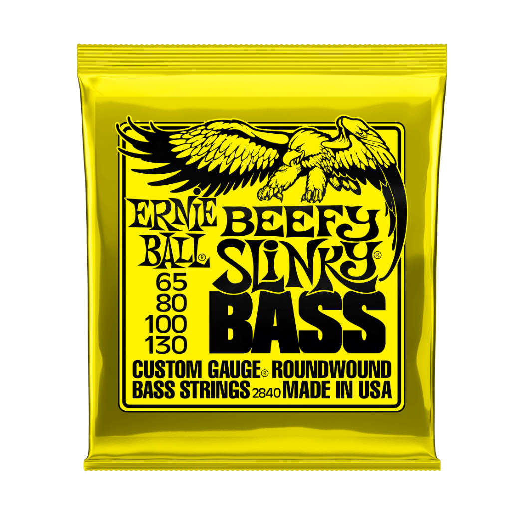 Ernie Ball Beefy Slinky Electric Bass Strings 65-130