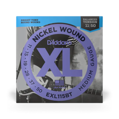 D'Addario EXL115BT Nickel Electric Strings Balanced Tension Medium - 11-50
