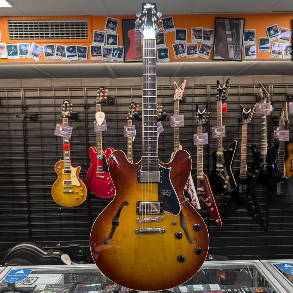 Heritage Standard H-535 Semi Hollow with Case - Almond Burst