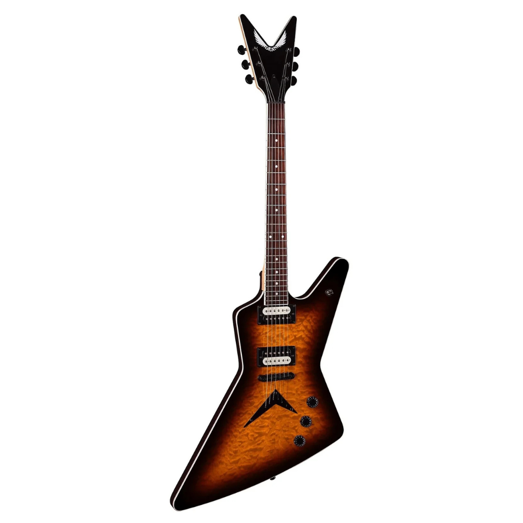 Dean ZX QMTBZ Quilted Maple Top In Trans Brazillia