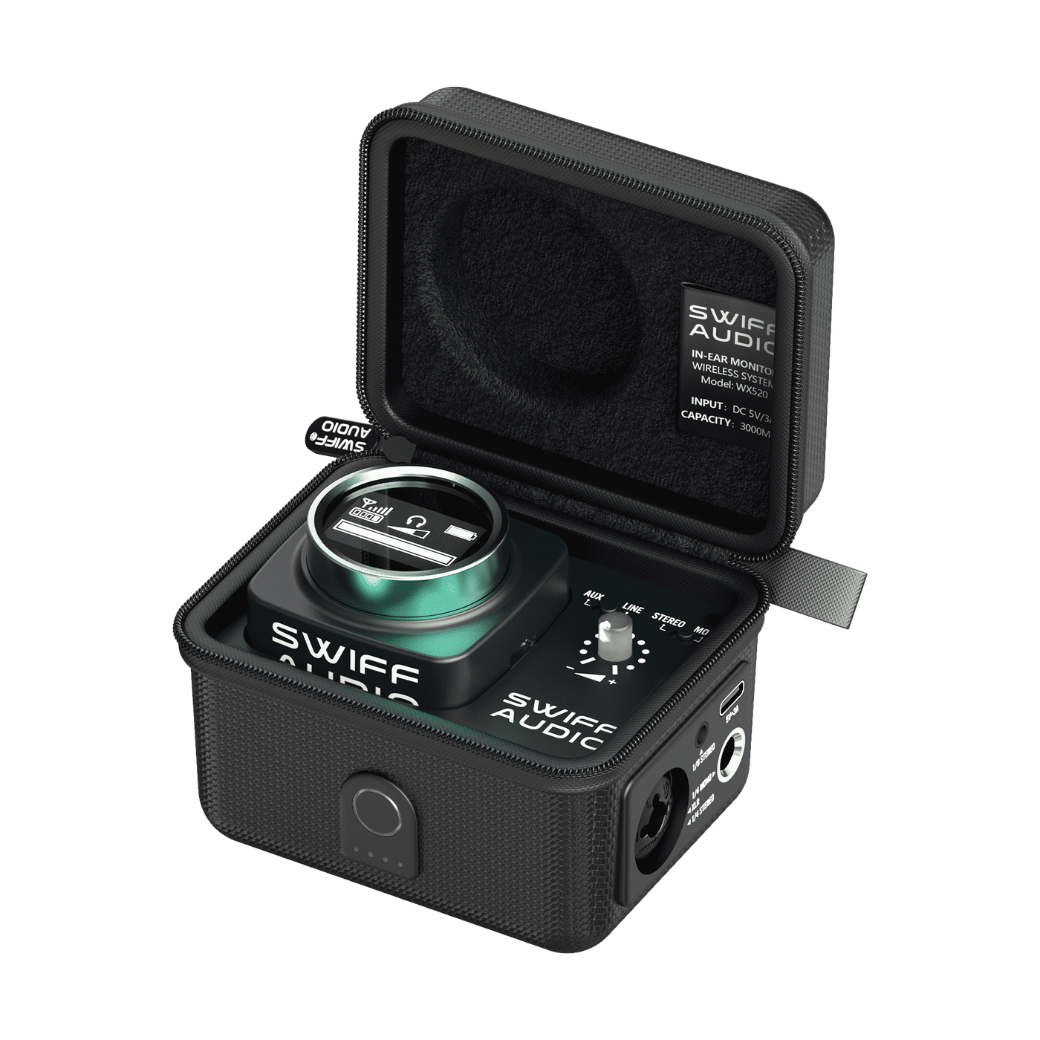 Swiff Audio WX520 5.8Ghz In-Ear Wireless Monitor System 2400mAh Battery