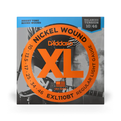 D'Addario EXL110 Nickel Wound Electric Strings Regular Light Balaced Tension - 10-46