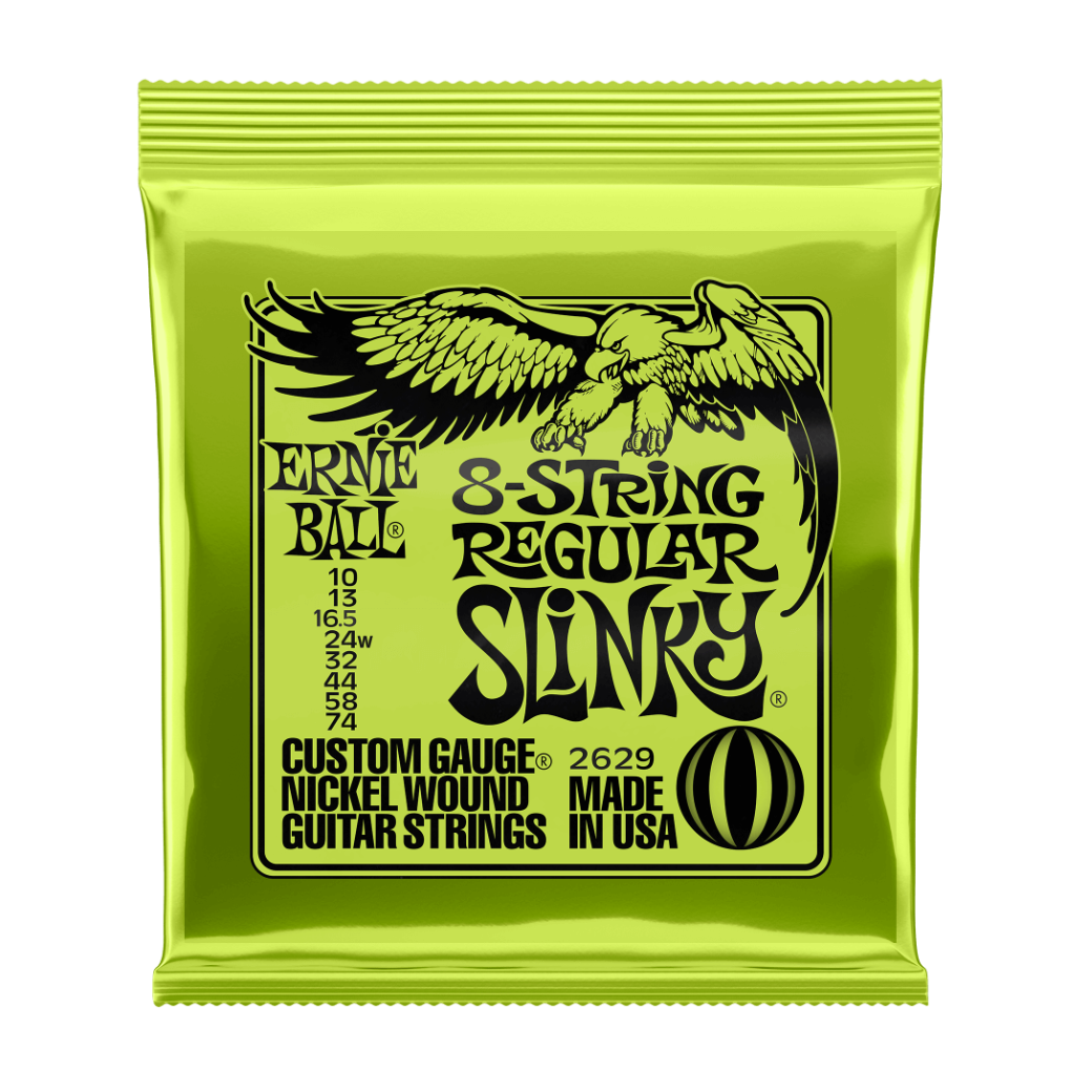 Ernie Ball Regular Slinky 8-String Electric Strings - 10-74