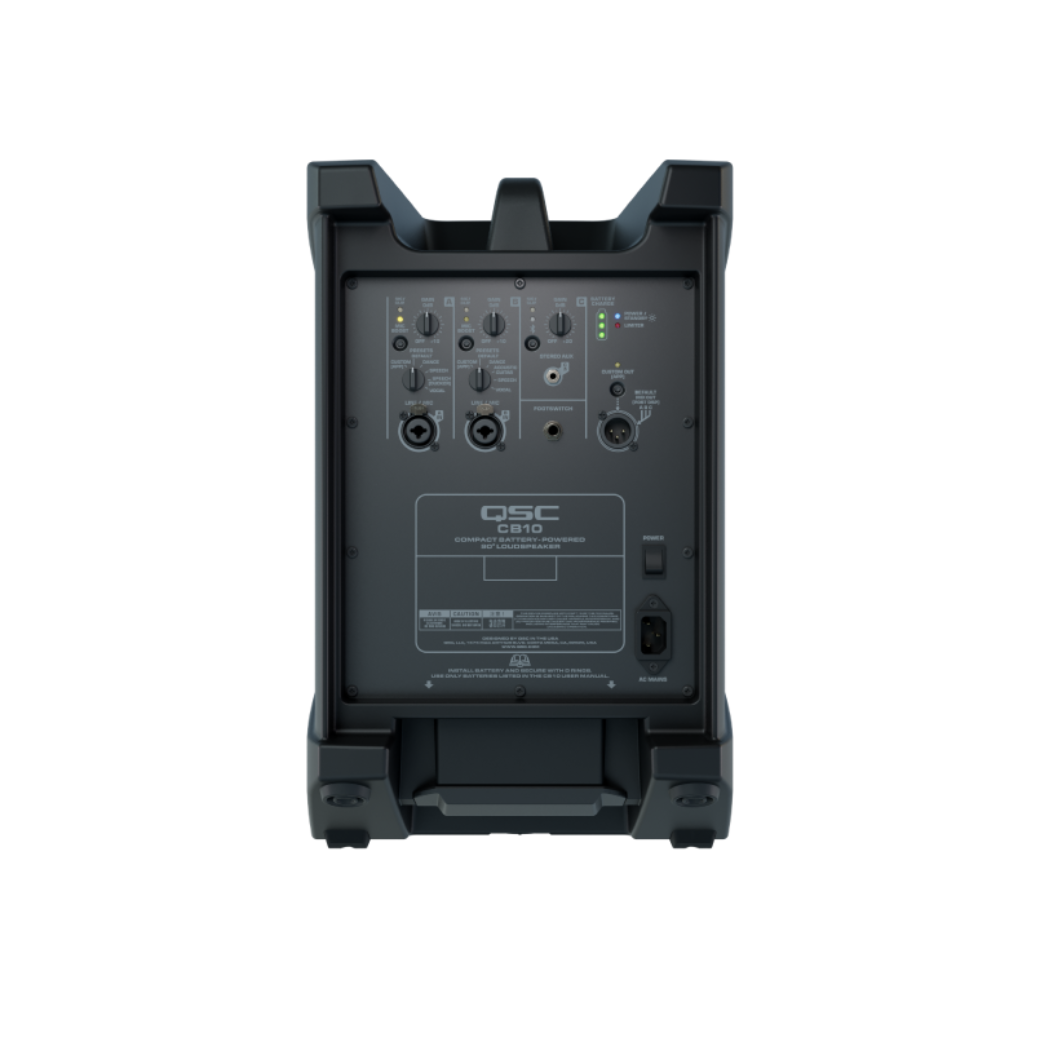 QSC CB10 Compact Battery-Powered Loudspeaker System
