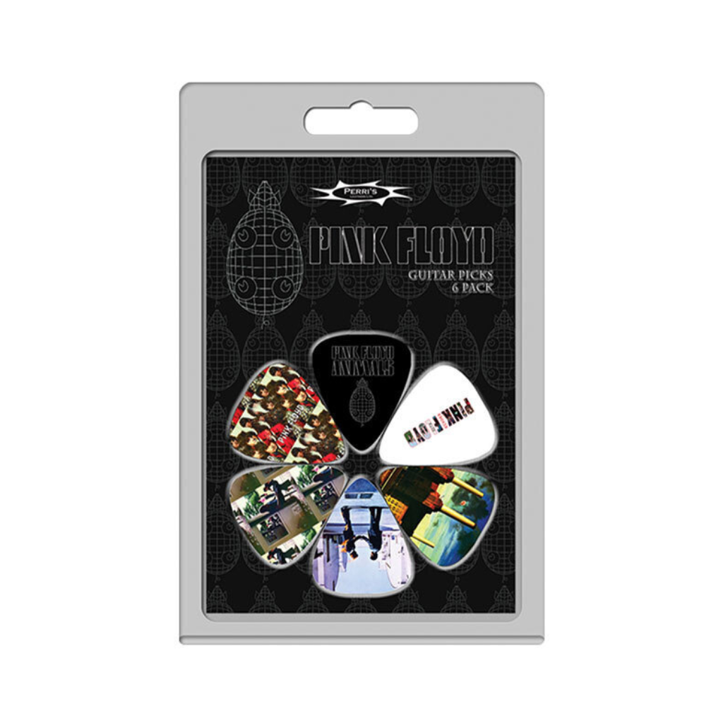 Perris Pink Floyd Variety-2 Licensed Guitar Picks Pack (6 Pack)