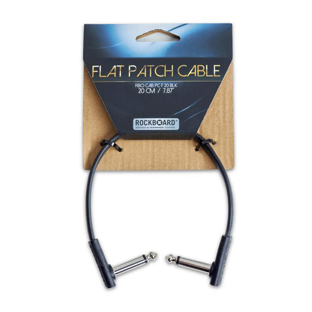 RockBoard Flat Patch Cable 20cm Black