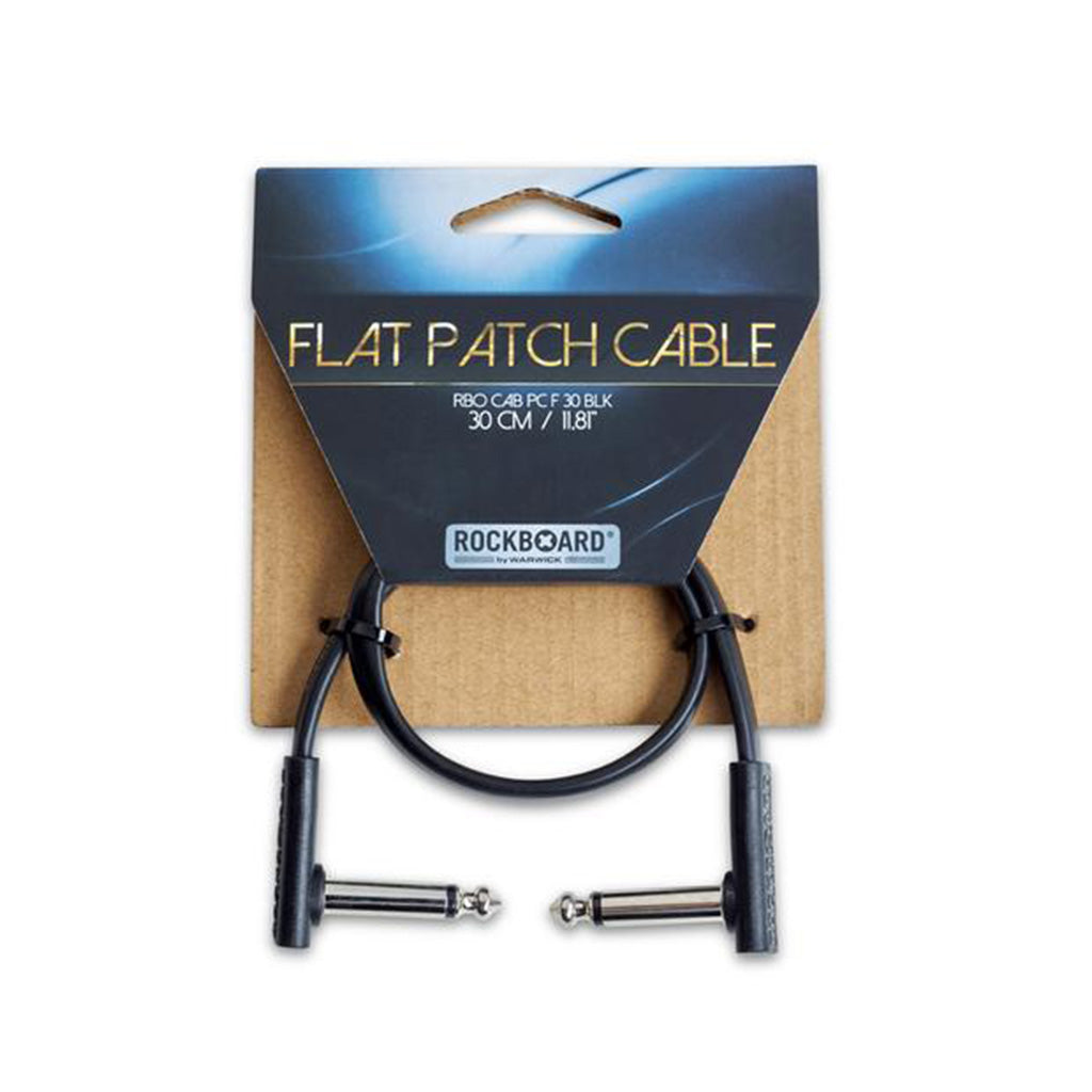 RockBoard Flat Patch Cable 30cm Black