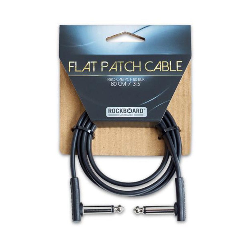 RockBoard Flat Patch Cable 80cm Black