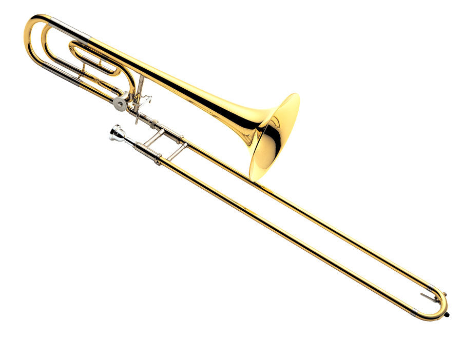Yamaha YSL620 B Flat/F Tenor Trombone - Gold Lacquer