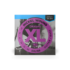 D'Addario EXL156 Nickel Wound Fender Bass VI Electric Guitar Strings 24-84 Gauge