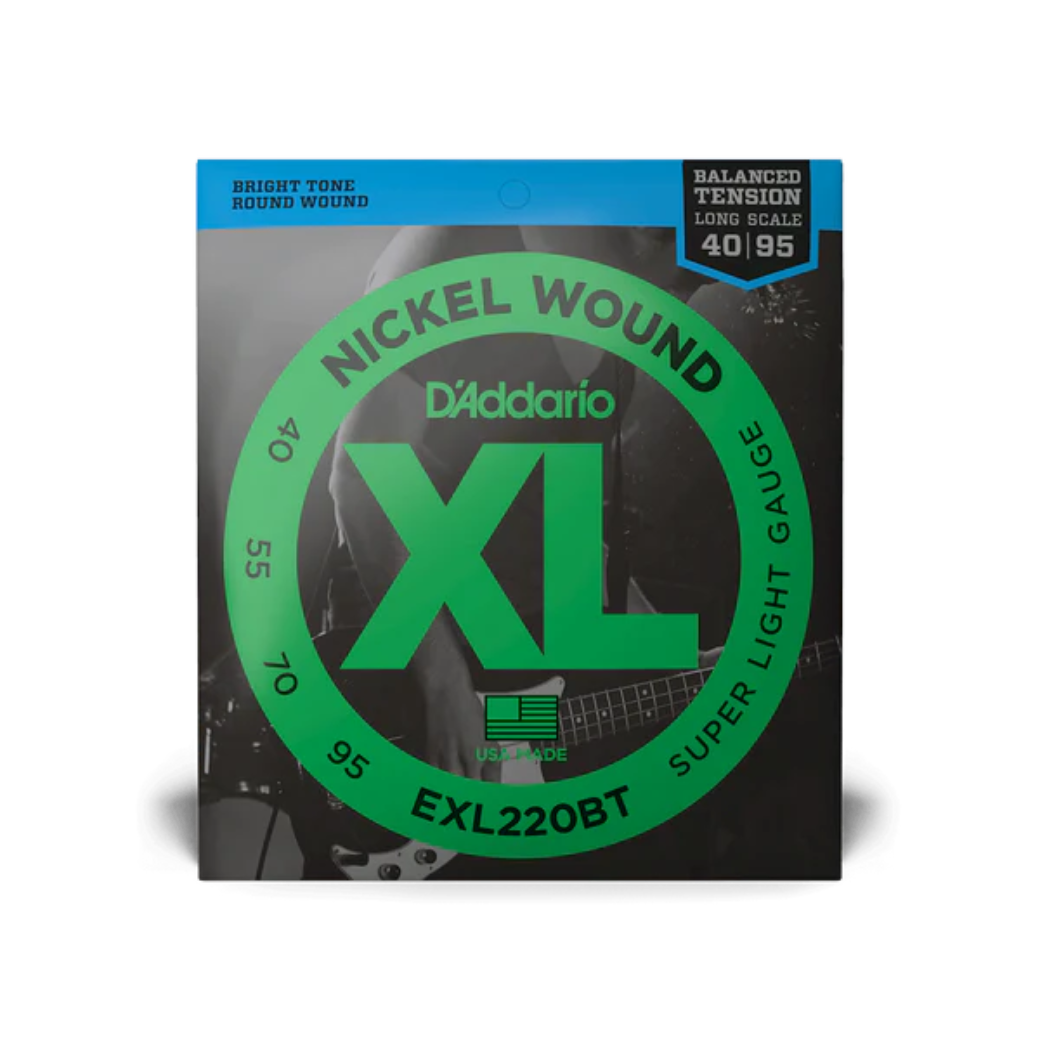 D'Addario Super Light Gauge Bass Guitar Strings 40-95