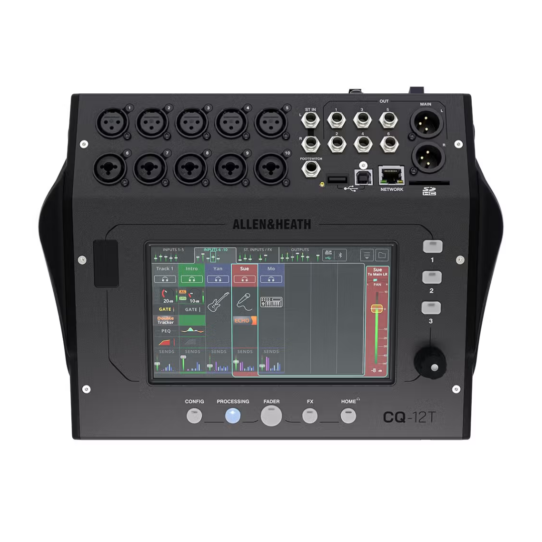 Allen & Heath CQ12T Digital Mixer with Bluetooth & SD/USB & Touchscreen