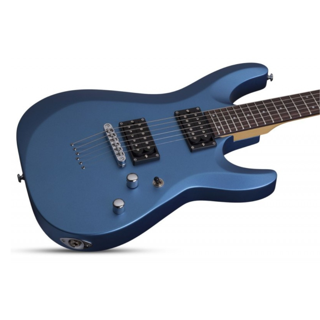 Schecter C-6 Deluxe Satin Metallica Light Blue
