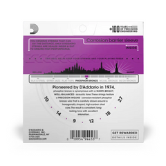 D'Addario Nashville Tuning Phosphor Bronze Acoustic Strings 10-27