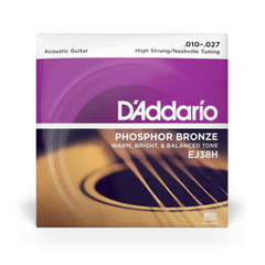 D'Addario Nashville Tuning Phosphor Bronze Acoustic Strings 10-27