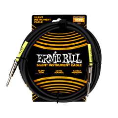 Ernie Ball Classic Silent Instrument Cable Straight/Straight 10ft - Black