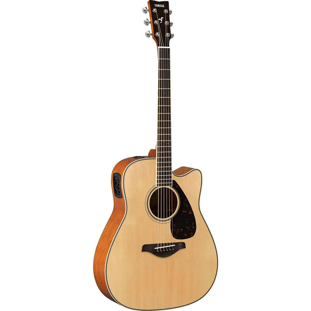 Yamaha FGX820C Dreadnought Acoustic With Cutaway In Natural