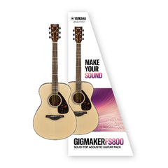 Yamaha FS800 Pack Solid-top Acoustic Guitar Pack