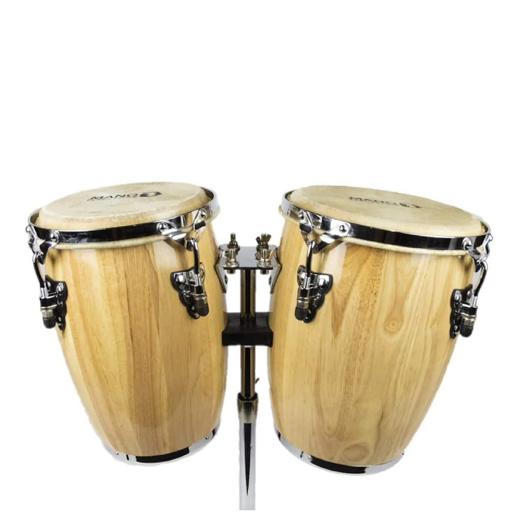 Mapex 9/10" Conga Pair With Double Braced Stand In Natural Gloss