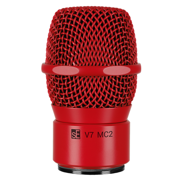 sE V7 MC2 Supercardioid Dynamic Microphone Capsule for Shure Wireless Systems - Red