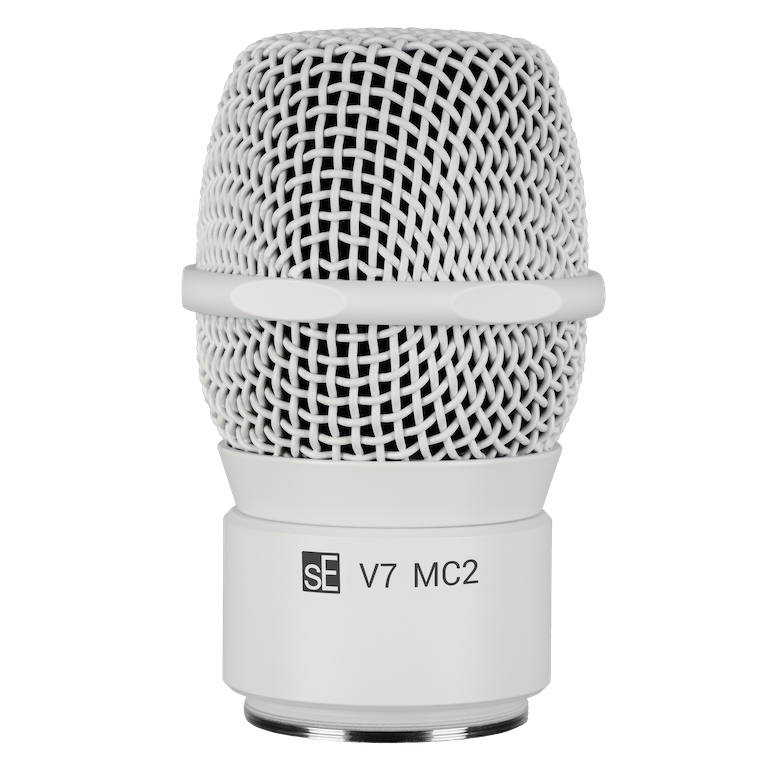 sE V7 MC2 Supercardioid Dynamic Microphone Capsule for Shure Wireless Systems - White