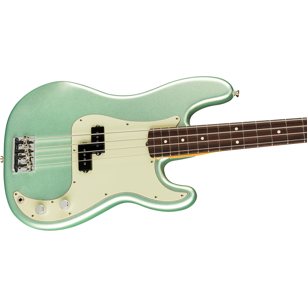 Fender American Professional II Precision Bass in Mystic Surf Green