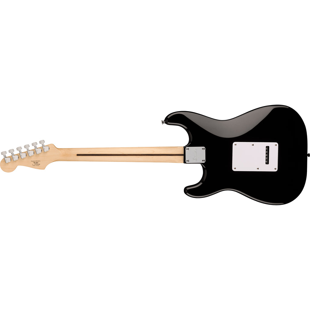 Fender Squier Sonic Stratocaster in Black (White Pickguard)