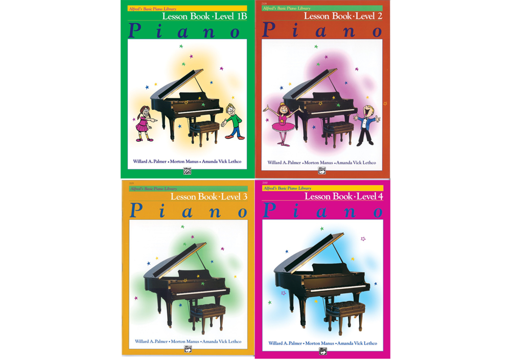 Alfred's Basic Piano Library Lesson Books - All Levels