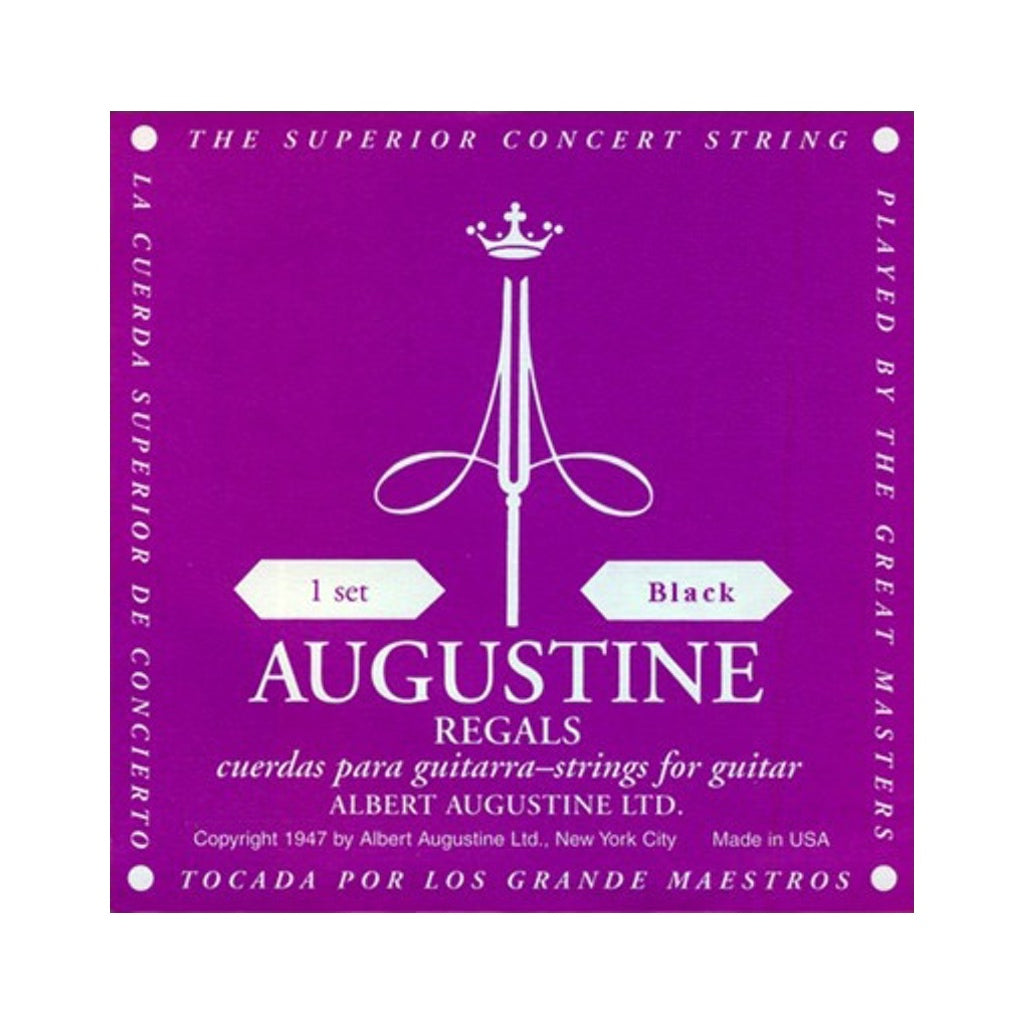 Augustine Regal Classical/Nylon Guitar String Set Low Black
