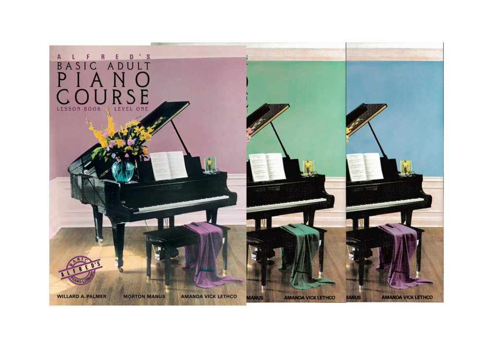 Alfred Basic Adult Piano Course - All Lesson Books