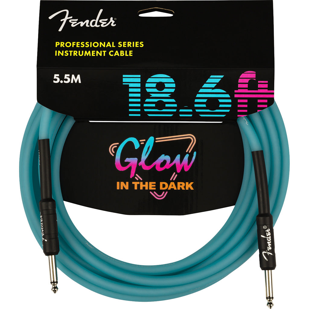 Fender Pro Series Glow in the Dark Cables 18.6ft/5.5m