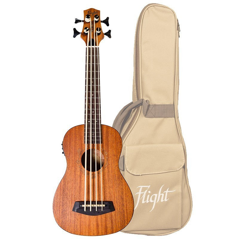 Flight DU-BS Electro-Acoustic Bass Ukulele with Bag