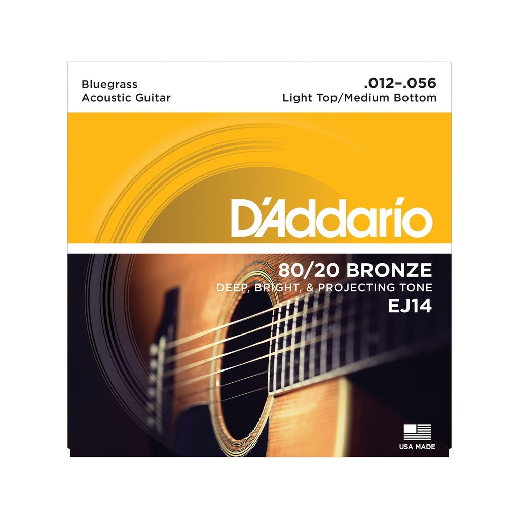D'Addario 80/20 Bronze Wound Acoustic Guitar String Sets