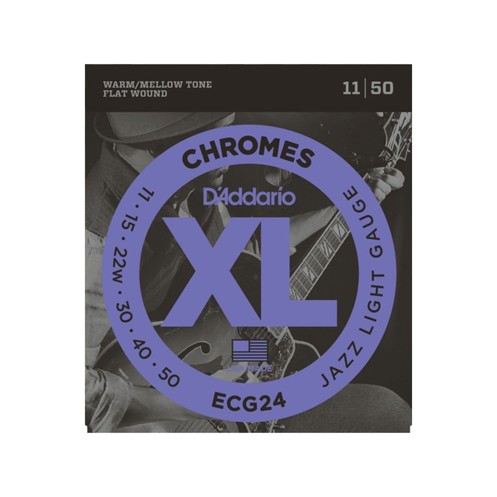 D'Addario XL Chromes Electric Guitar Strings: Extra Light 10-48 - Music Corner North