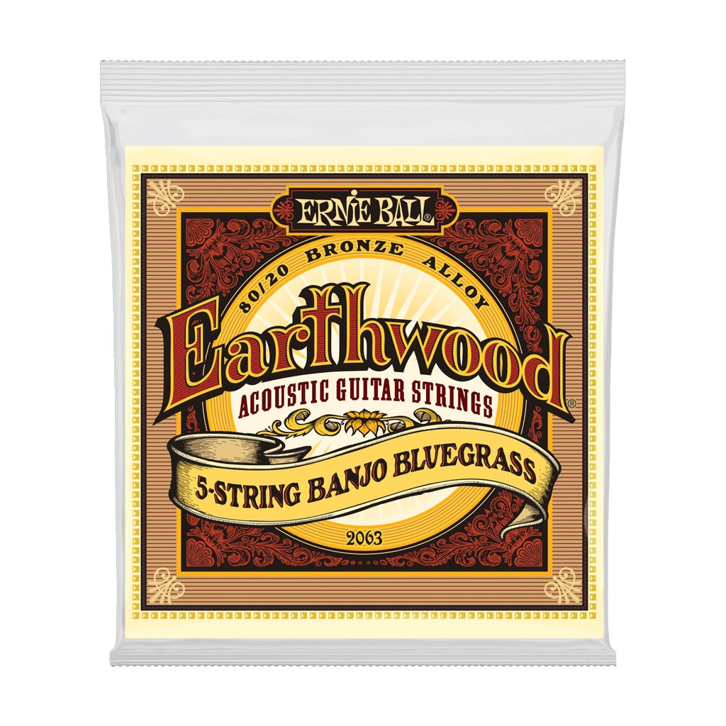 Ernie Ball Earthwood Banjo Bluegrass 5-String Set