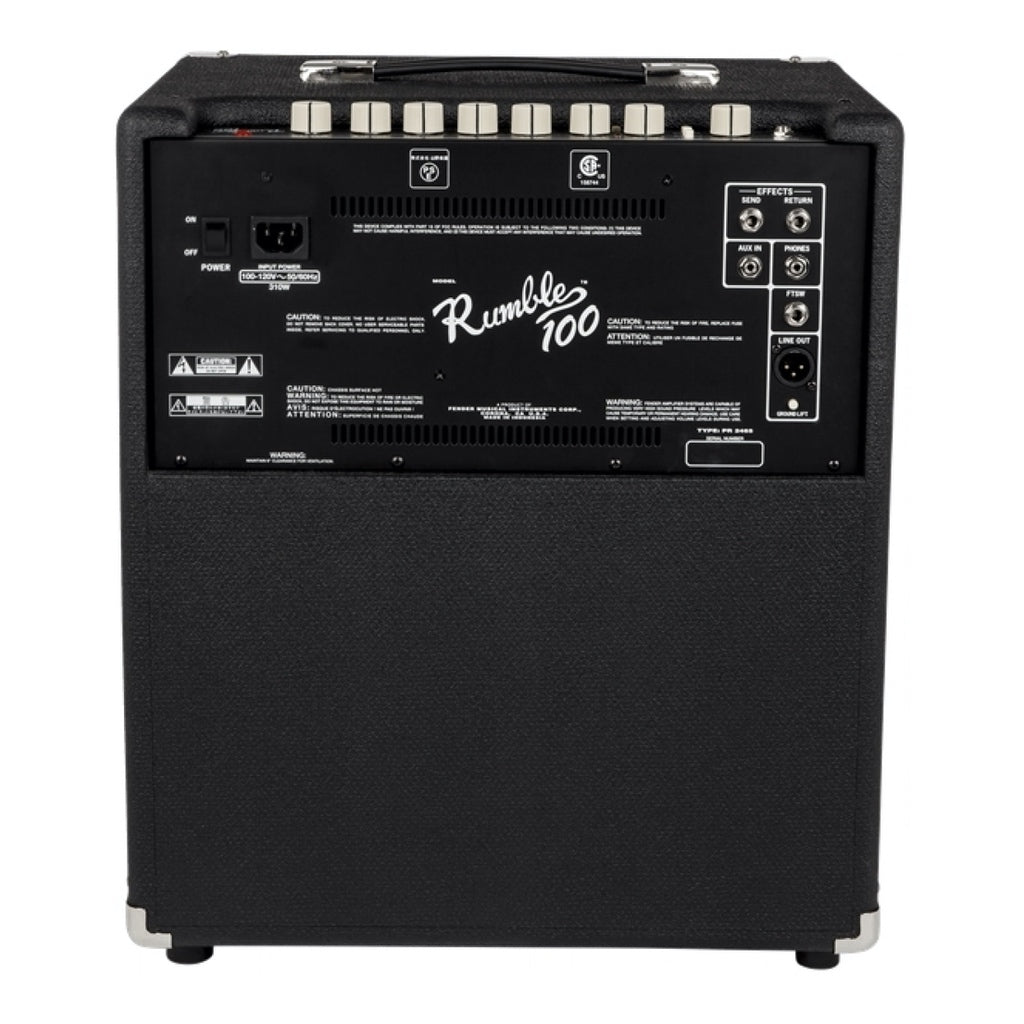 Fender Rumble 100 Bass Amplifier - Music Corner North