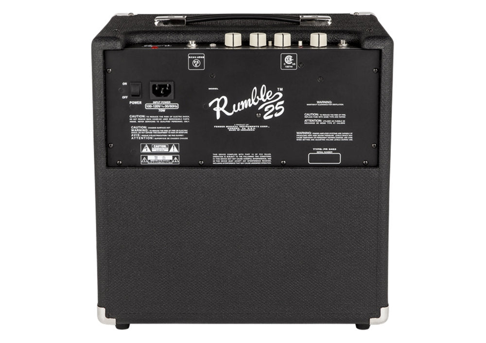 Fender Rumble V3 25 Watt Bass Combo Amp - Music Corner North