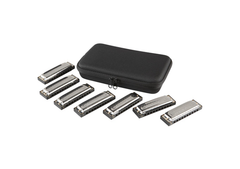 Hohner Bluesband Harmonica Starter Pack 7 Piece with Case